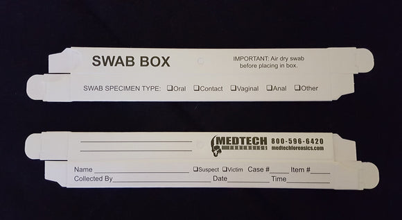 Swab Box, Large, Printed, 6