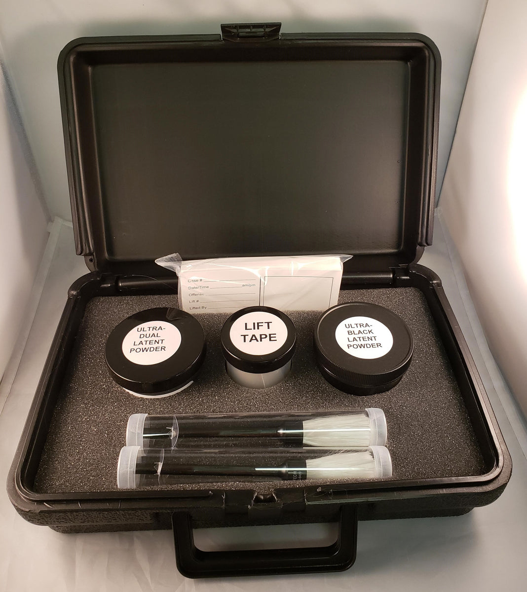 DNA Free Fingerprint Lifting Kit with Fiberglass Brush by Sirchie
