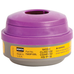 North® Organic Vapors/Acid Gases/P100 Respirator Cartridges