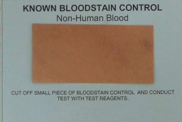 Known Blood Control Card