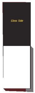 Gloss Black Backing Card Pad