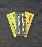 Adhesive-Backed Paper Rules - 2" & 5cm