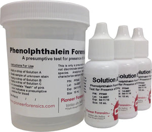 Phenolphthalein Forensic Set