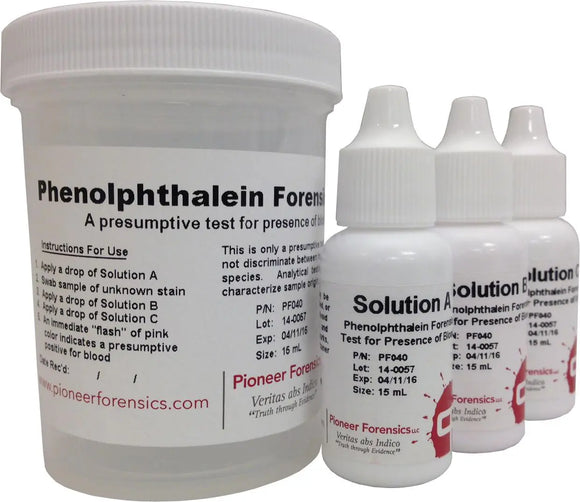 Phenolphthalein Forensic Set