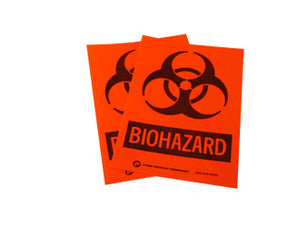 Biohazard Labels, 1.5"x1.5"