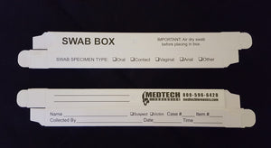 Swab Box, Large, Printed, 6", 100/pk