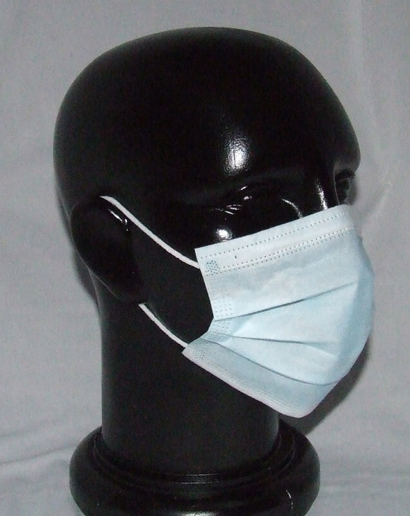 Fluid Resistant Face Mask with Earloops