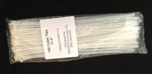 Cable Ties, 11.5”, Clear