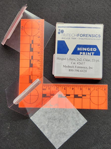 Hinged Lifters, Clear, 2"x2"