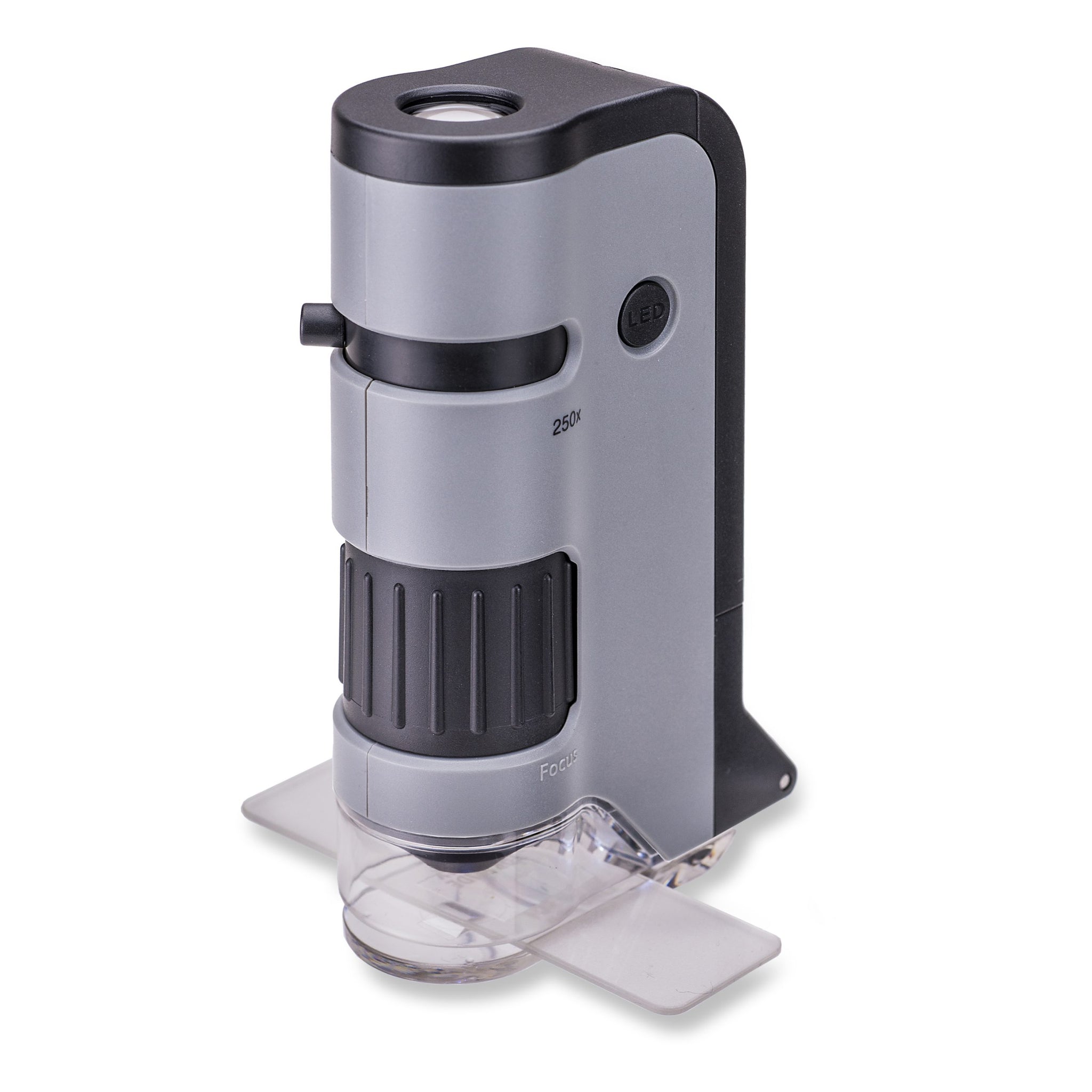 MicroFlip Pocket Microscope w/Smartphone Adapter, 100-250X LED –  medtechforensics