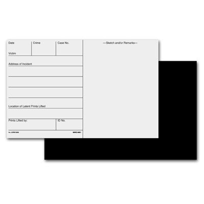 Black Latent Backing Cards