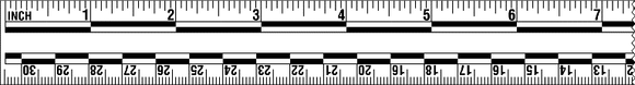 Fractional and Metric Roll Tape