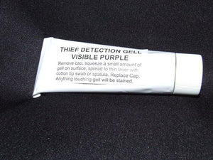 Visible Thief Detection Paste, Silver, Stains Purple