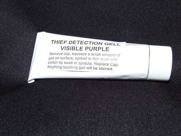 Visible Thief Detection Paste, Brown, stains Red